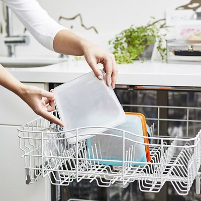 Stasher Reusable Food Storage Bag Clear - Sandwich Bag Size 450ml - (Image 4)