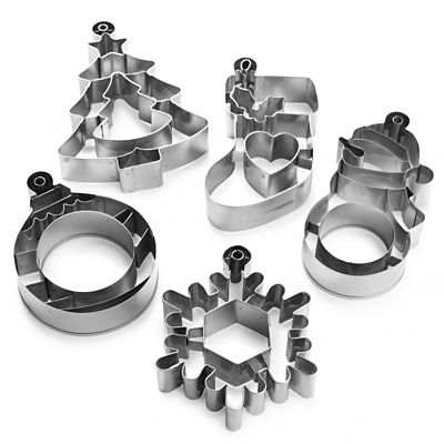 Christmas Glass Window Cookie Cutters 5 Piece Set image(2)