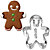 Gingerbread Man Cookie Cutter 7.5cm
