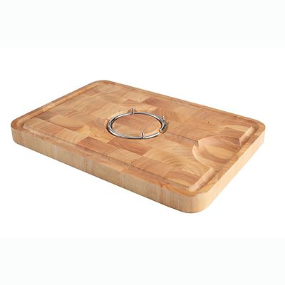 STARSTAR Hardwood Heavy Duty Rubber Wood Cutting Board, Wooden Cutting