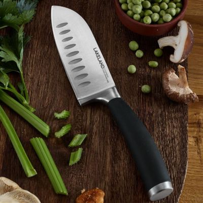 Lakeland  Select-Grip Japanese Steel Santoku Knife 12cm Blade image(2)