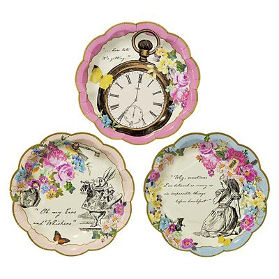 Truly Alice Paper Plate Set image(1)