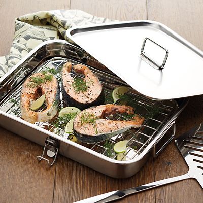 Kitchen Craft Home Made Stainless Steel Smoking Oven with Lid image(2)