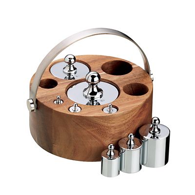 Natural Elements 8-Piece Imperial Weight Set with Wood Stand - (Image 1)