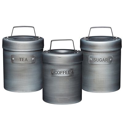 industrial tea coffee sugar canisters