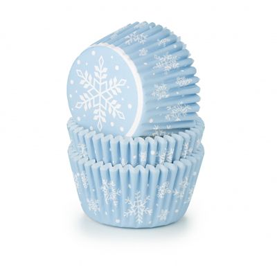 Snowflake Cupcake Cases Pack of 75 image(2)