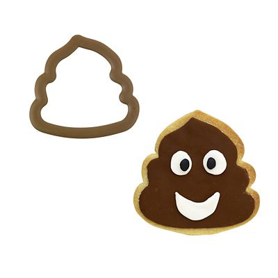 Rosanna Pansino by Wilton Swirl Comfort Grip Emoji Poo Cookie Cutter image(1)