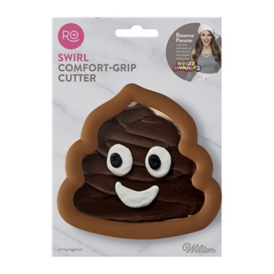 Rosanna Pansino by Wilton Swirl Comfort Grip Emoji Poo Cookie Cutter image(8)