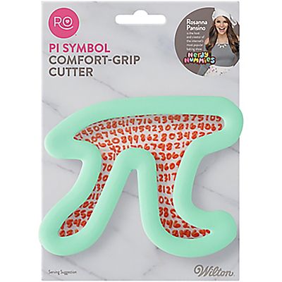 Rosanna Pansino by Wilton Pi Symbol Comfort Grip Cookie Cutter image(5)