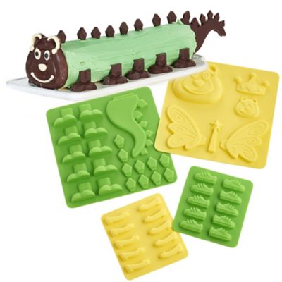Lakeland Silicone Caterpillar Mould Set to Decorate Caterpillar Cakes - (Image 1)