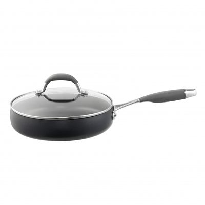 Lakeland Hard Anodised Bell Shaped 24cm Sauté Pan Lakeland