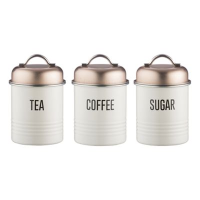 Typhoon Vintage Copper Canister Trio 950ml | Lakeland