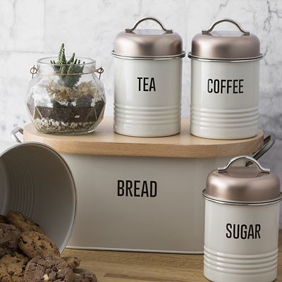 Typhoon Vintage Copper Bread Bin | Lakeland