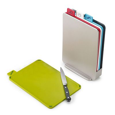 Joseph Joseph Index Chopping Board Set Compact Silver - (Image 1)