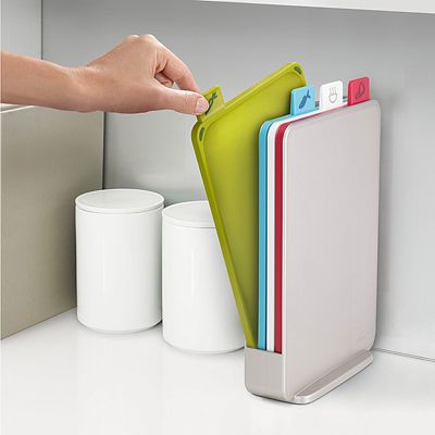 Joseph Joseph Index Chopping Board Set Compact Silver - (Image 2)