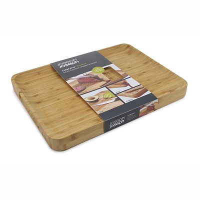 Joseph Joseph Cut and Carve Bamboo Multi-Function Chopping Board  - (Image 2)
