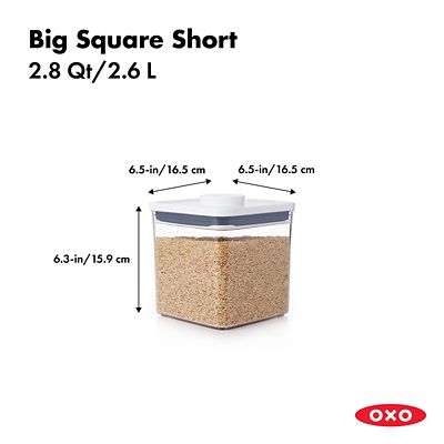 OXO Good Grips POP Square Food Storage Container 2.6L - (Image 3)