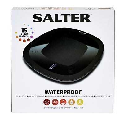 Salter Waterproof Aquatronic Flat Digital Kitchen Scales - (Image 4)