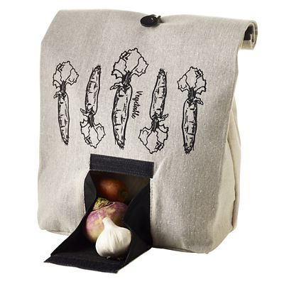 Lakeland Vegetable Bag with Button Tie Closure Lakeland