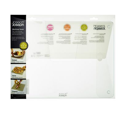 Joseph Joseph Clear Glass Worktop Saver Medium Lakeland