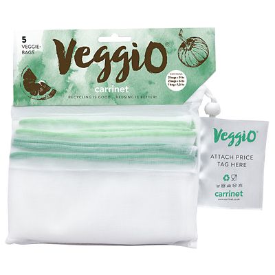 Carrinet Veggio Reusable Fruit and Veg Bags Pack of 5 - (Image 4)