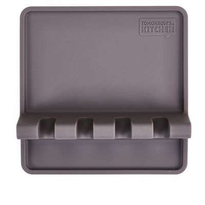 Tomorrow’s Kitchen Silicone Utensil Rest Grey image(5)