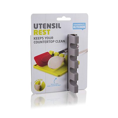 Tomorrow’s Kitchen Silicone Utensil Rest Grey image(6)