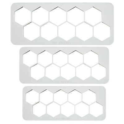PME Geometric Multicutters Hexagon - Set of 3 - (Image 3)