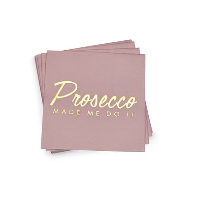 Talking Tables Prosecco Made Me Do It Cocktail Napkins – Pack of 16 - (Image 1)