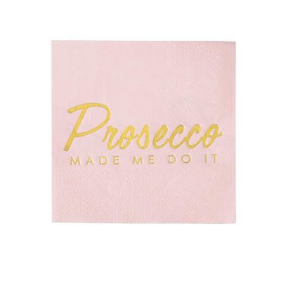 Talking Tables Prosecco Made Me Do It Cocktail Napkins – Pack of 16 - (Image 2)
