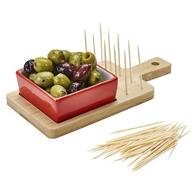 Antipasti Nibbles Serving Set with Wooden Picks image(3)