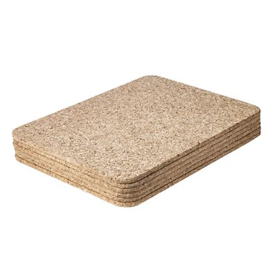 T&G Woodware Rectangular Cork Table Mats Set of 6 image(3)