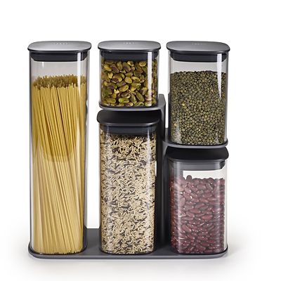 Joseph Joseph Podium 5 Piece Storage Container Set with Stand Lakeland