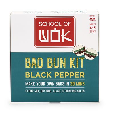 School of Wok Black Pepper Bao Bun Kit 358g