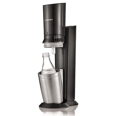 Sodastream Crystal Sparkling Water Maker Black with 60L Gas Cylinder image(1)