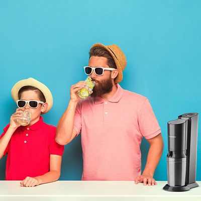 Sodastream Crystal Sparkling Water Maker Black with 60L Gas Cylinder image(7)