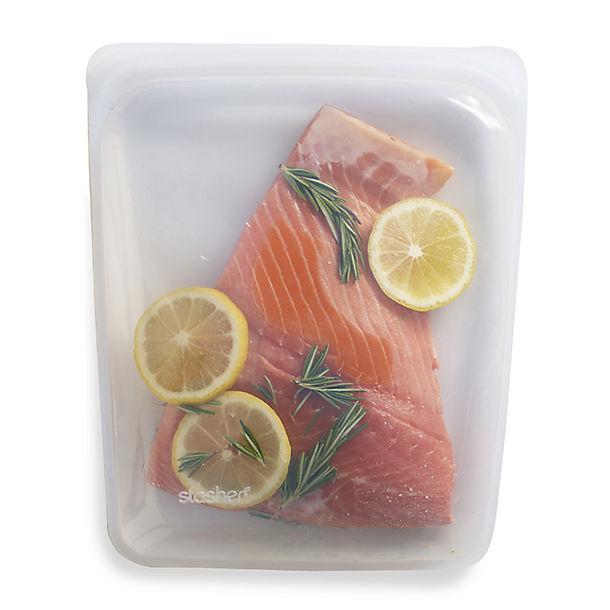 Stasher Reusable Food Storage Bag Clear - Large 1.9L image(1)