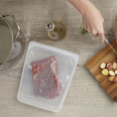 Stasher Reusable Food Storage Bag Clear - Large 1.9L image(2)