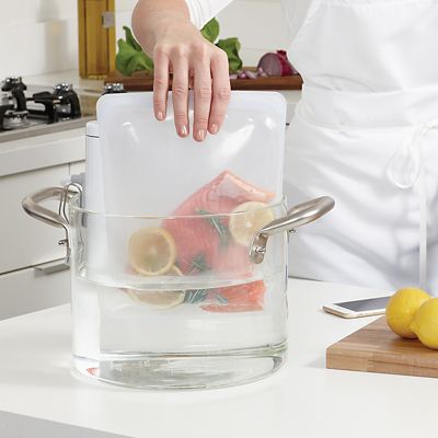 Stasher Reusable Food Storage Bag Clear - Large 1.9L image(3)