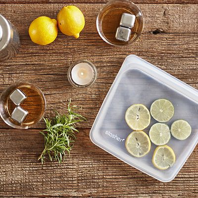 Stasher Reusable Food Storage Bag Clear - Large 1.9L image(8)