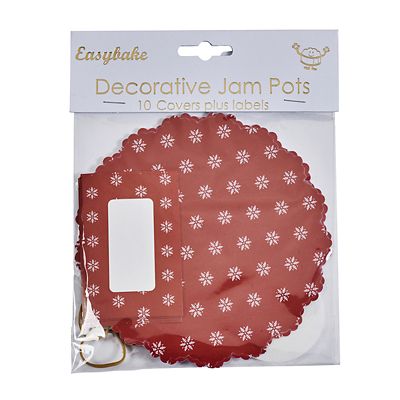 Lakeland Jam Jar Cover and Labels Set - Set of 10 - (Image 2)