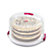 2 in 1 Height Adjustable Cake Carrier Caddy - Round Holds 30cm Cakes