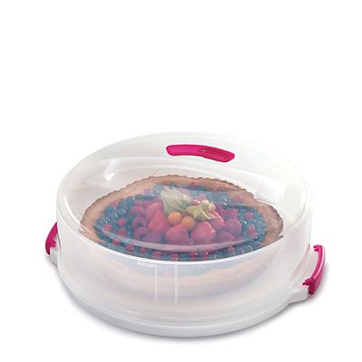 2 in 1 Height Adjustable Cake Carrier Caddy - Round Holds 30cm Cakes image(5)