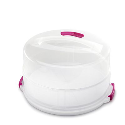 2 in 1 Height Adjustable Cake Carrier Caddy - Round Holds 30cm Cakes image(7)
