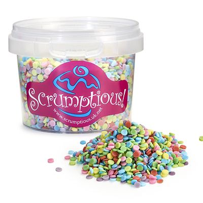 Scrumptious Sprinkles Rainbow Confetti Sprinkles 70g image(1)