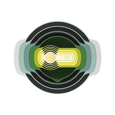 Joseph Joseph Nest 9 Plus Mixing Bowls Sieve And Spoon Set Opal image(4)