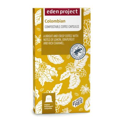 Eden Project Biodegradable Coffee Capsules Colombian – Pack of 10 - (Image 2)
