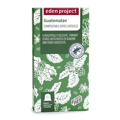 Eden Project Biodegradable Coffee Capsules Guatemalan – Pack of 10 - (Image 2)