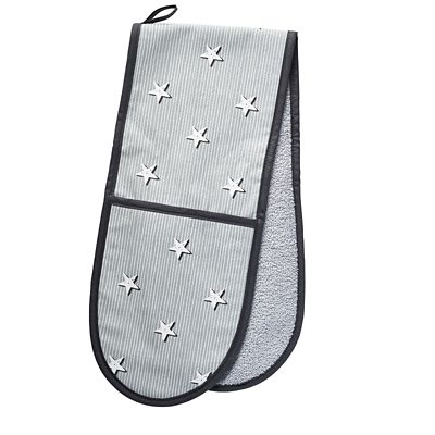 Mary Berry with Lakeland Star and Stripe Print Double Oven Glove - (Image 2)