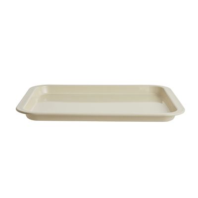 Mary Berry with Lakeland Cream Enamel 41cm Oven Tray – Large image(4)